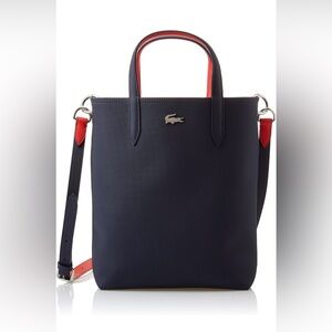 Lacoste Navy and Red Crossbody Bag
